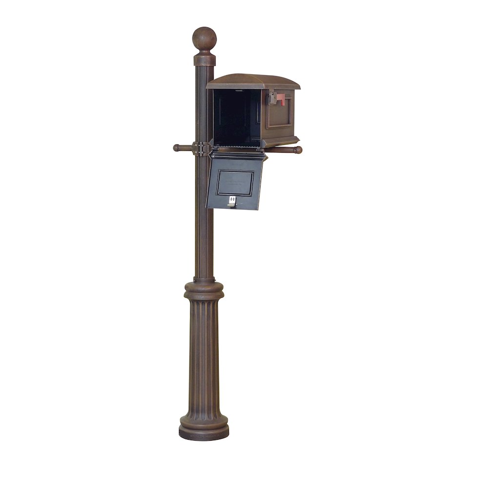Traditional Curbside Mailbox and Fresno Mailbox Post - Special Lite Products