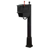 Traditional Curbside Mailbox with Newspaper Tube and Springfield Mailbox - Special Lite Products