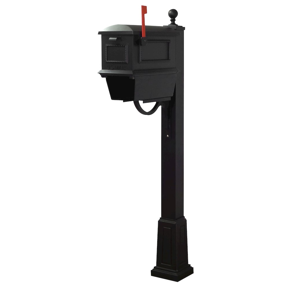 Traditional Curbside Mailbox with Newspaper Tube and Springfield Mailbox - Special Lite Products
