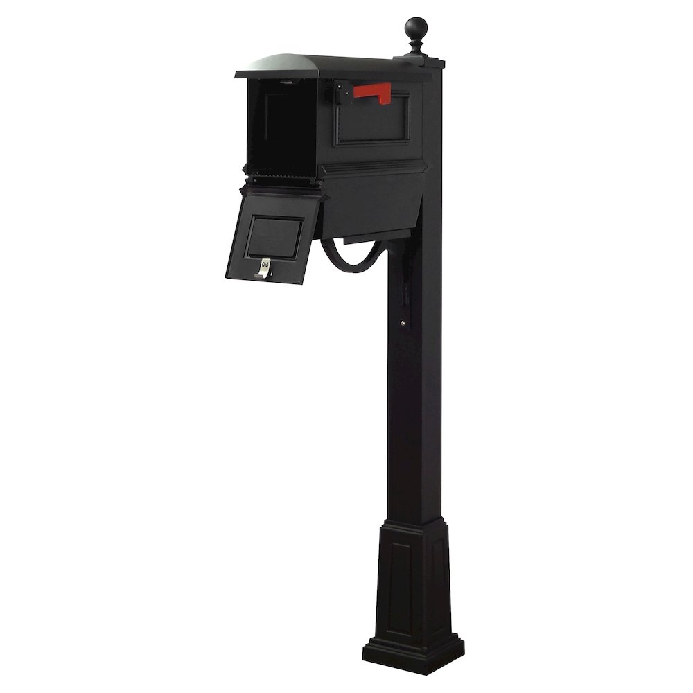 Traditional Curbside Mailbox with Newspaper Tube and Springfield Mailbox - Special Lite Products