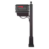 Traditional Curbside Mailbox with Newspaper Tube and Springfield Mailbox - Special Lite Products