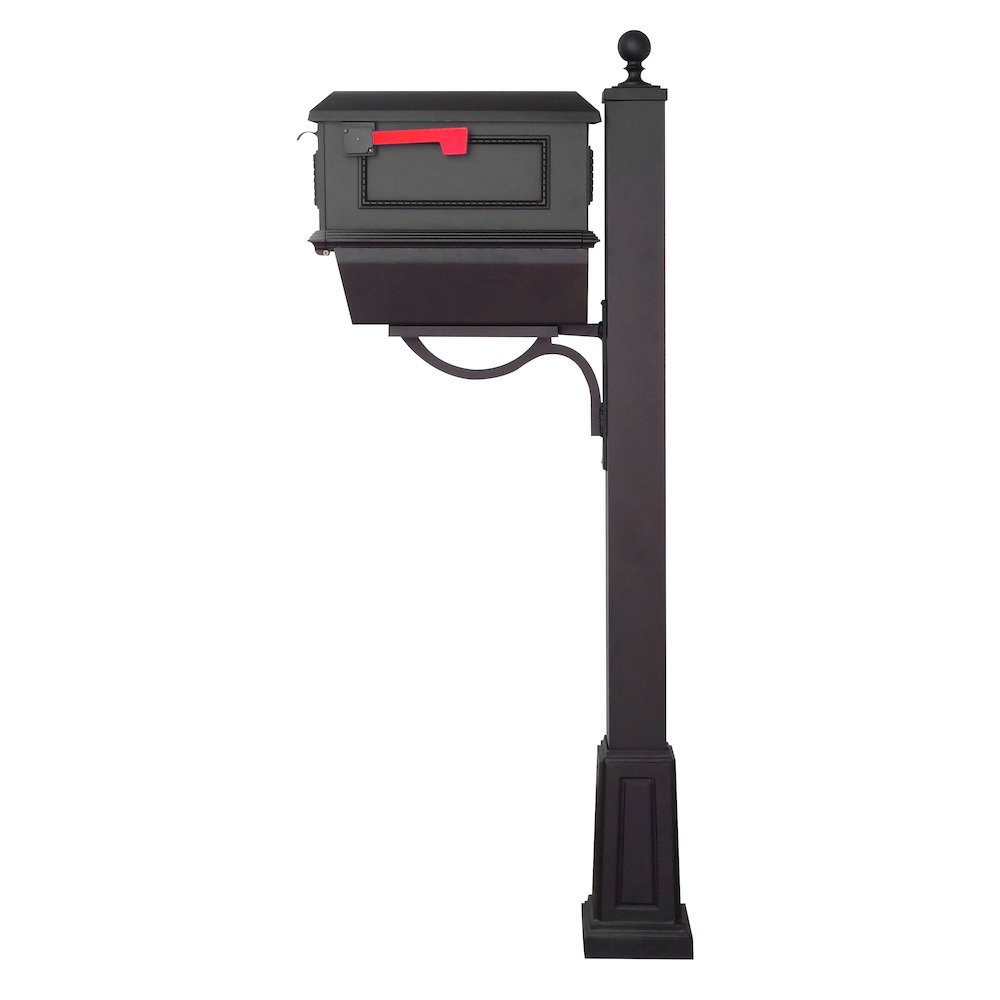 Traditional Curbside Mailbox with Newspaper Tube and Springfield Mailbox - Special Lite Products