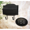 Horizontal Wall Mount Mailbox and Wall Mount Address Plaque - Times Font - Special Lite Products