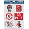 North Carolina State Wolfpack Decal Multi Use Fan 6 Pack - WinCraft