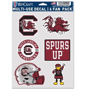 South Carolina Gamecocks Decal Multi Use Fan 6 Pack - WinCraft