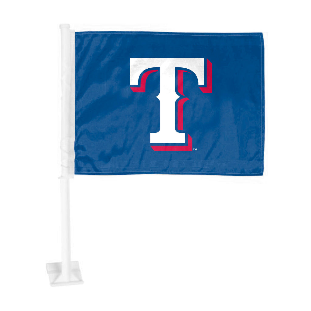 Texas Rangers Flag Car Primary Logo - – GameRoomPlaza