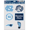 North Carolina Tar Heels Decal Multi Use Fan 6 Pack - WinCraft