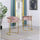 29'' Pink Upholstered Barstool with Gold Base -Single - Best Quality Furniture