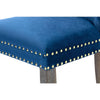 24'' Tufted Velvet Upholstered Bar stool in Oceanic Blue, Set of 2, Oceanic Blue - Best Quality Furniture