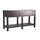 Rustic Style Console Table with Shelf and 2-Drawer Storage, Rustic Dark Grey - Best Quality Furniture