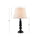 Black Faceted Table Lamp 24.25''H - Martha Stewart