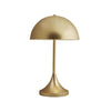 Dome-Shaped 2-Light Metal Table Lamp - INK+IVY