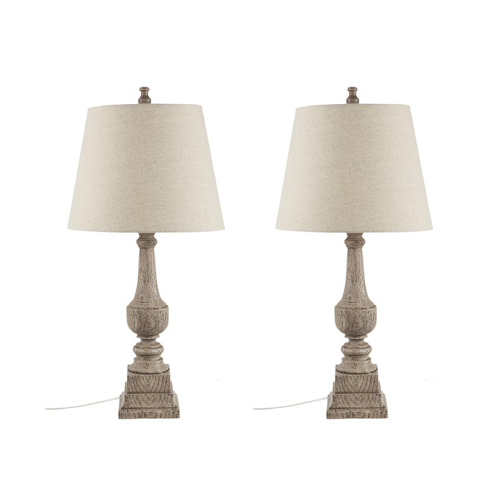 29''H Resin Table Lamp Set of 2 - Martha Stewart