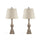 29''H Resin Table Lamp Set of 2 - Martha Stewart