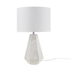 23'' Resin Table Lamp with Faux Wood Texture - INK+IVY