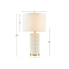 Textured Dot Table Lamp - INK+IVY