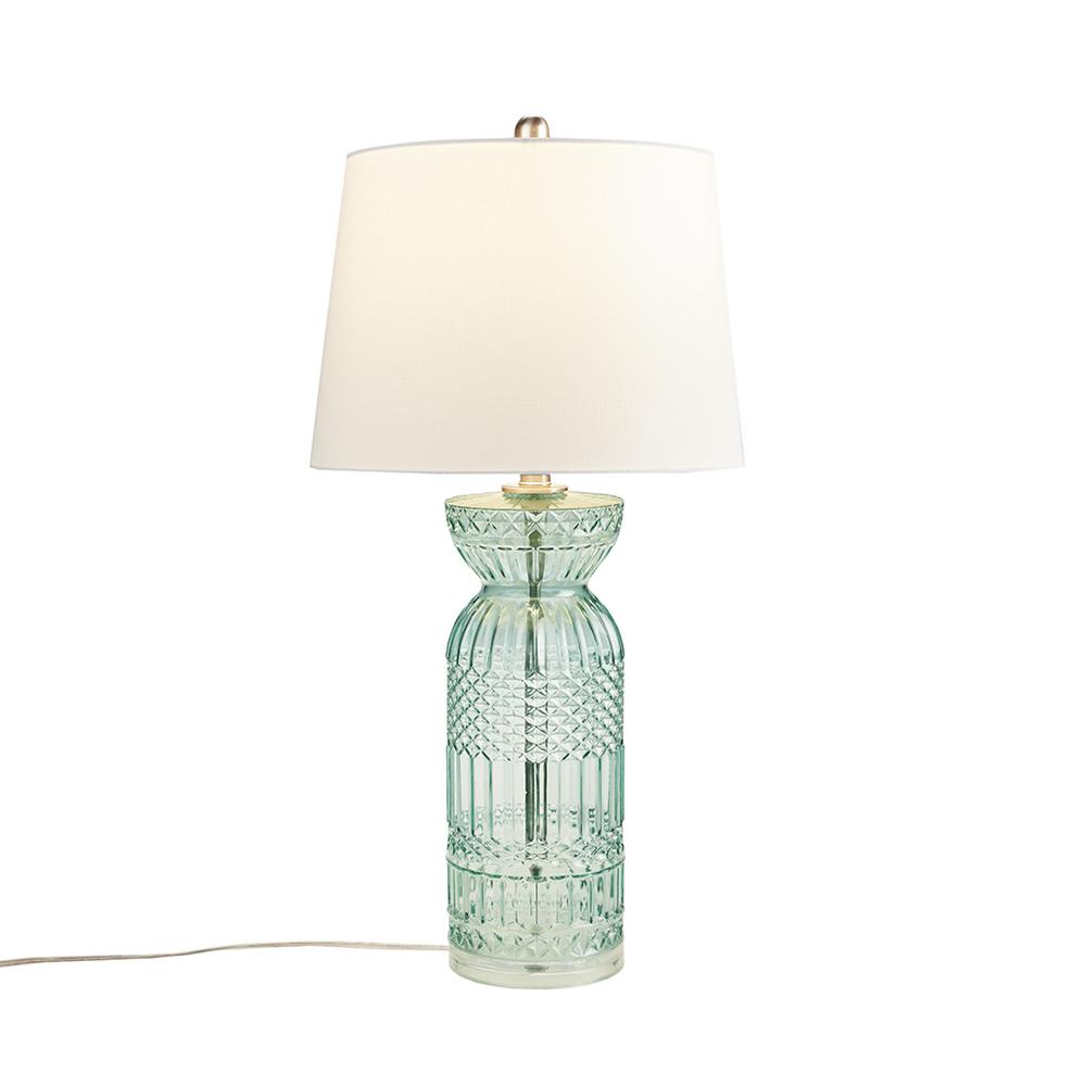 Textured Glass and Acrylic Base Table Lamp - Hampton Hill