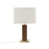Faux Leather Table Lamp - Martha Stewart