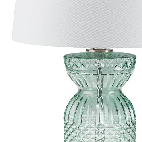 Textured Glass and Acrylic Base Table Lamp - Hampton Hill