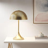 Dome-Shaped 2-Light Metal Table Lamp - INK+IVY