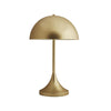 Dome-Shaped 2-Light Metal Table Lamp - INK+IVY