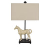 Crestview Collection CVAVP961 Chase Table Lamp Lighting, White