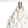Crestview Collection 31.25'' Table Lamp, White & Cream, Ceramic Body & Crystal Base