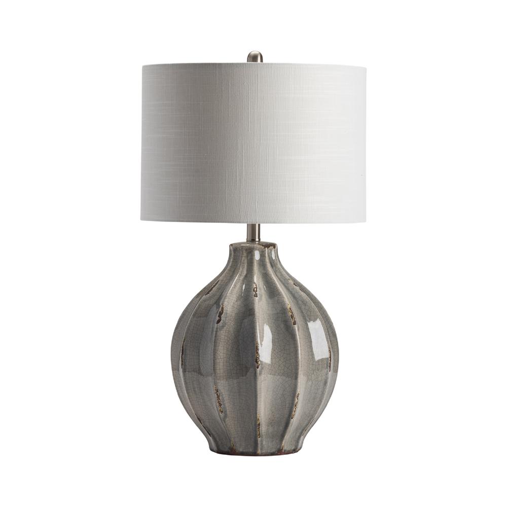 Crestview Collection CVAP1991 Perry Table Lamp Lighting, White