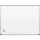 Markerboard -12ftWx48''H- White Porcelain Steel Surface - Anodized Aluminum Frame - Best-Rite