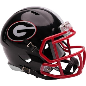 Georgia Bulldogs Helmet Riddell Replica Mini Speed Style Black - Riddell