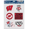 Wisconsin Badgers Decal Multi Use Fan 6 Pack - WinCraft