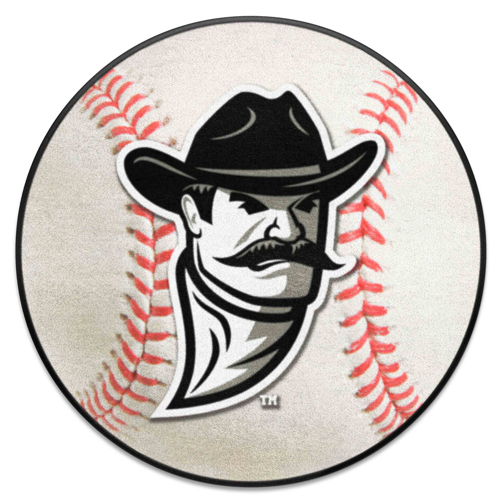 Fanmats - New Mexico State University Baseball Mat 27'' diameter