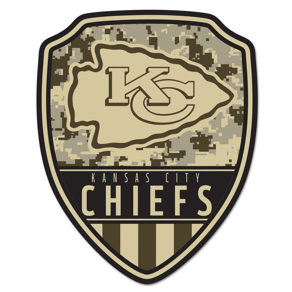 Kansas City Chiefs Sign Wood 11x14 Shield Shape - Wincraft