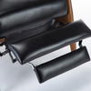 Solaris Wood Arm Push Back Recliner - Black - Comfort Pointe