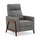 Veneto Push Back Recliner in Performance Fabric - Ashen Grey - Comfort Pointe