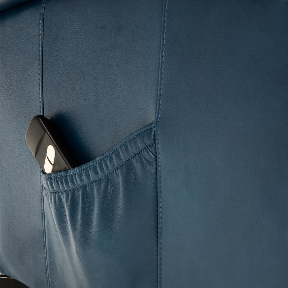 Lehman Navy Blue Traditional Lift Chair - Comfort Pointe