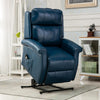 Lehman Navy Blue Traditional Lift Chair - Comfort Pointe