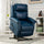 Lehman Navy Blue Traditional Lift Chair - Comfort Pointe