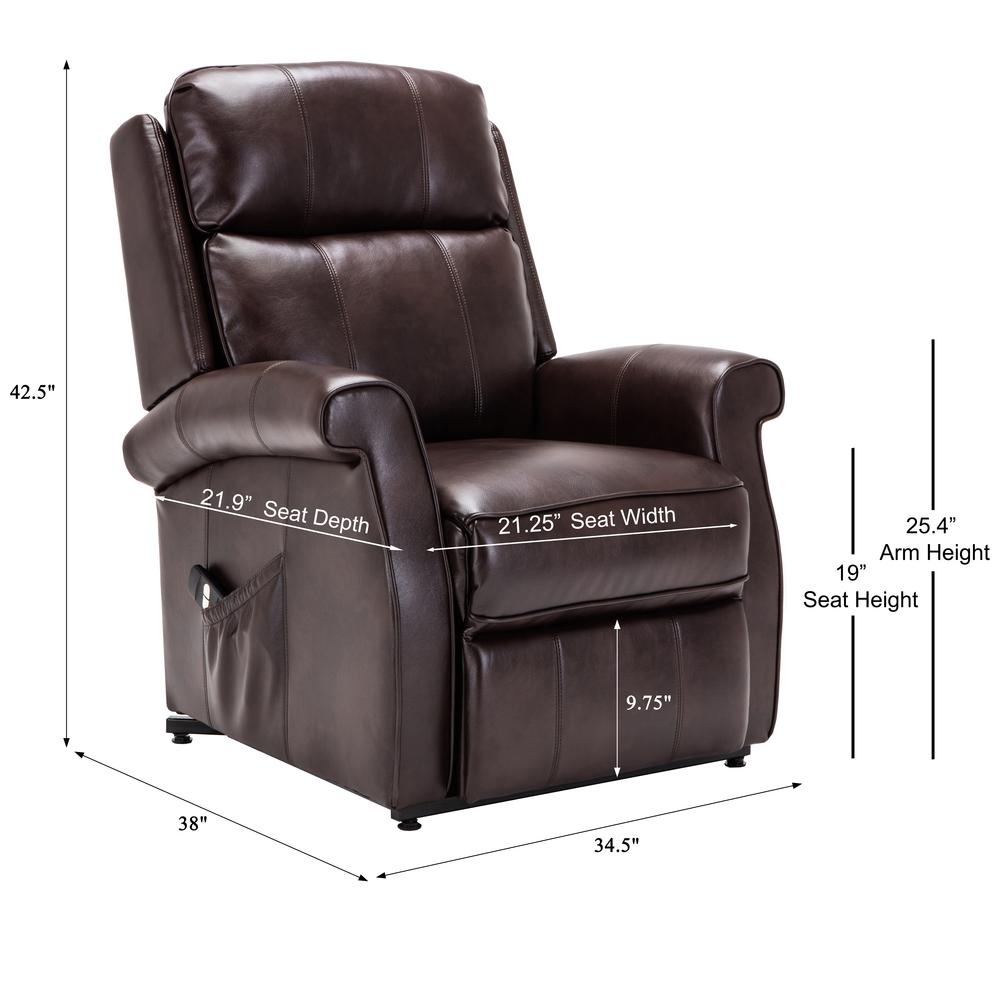 Lehman Brown Traditional Lift Chair - Comfort Pointe