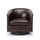 Turner Brown Top Grain Leather Swivel Chair - Comfort Pointe