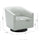 Gaven Dove Grey Wood Base Swivel Chair - Comfort Pointe