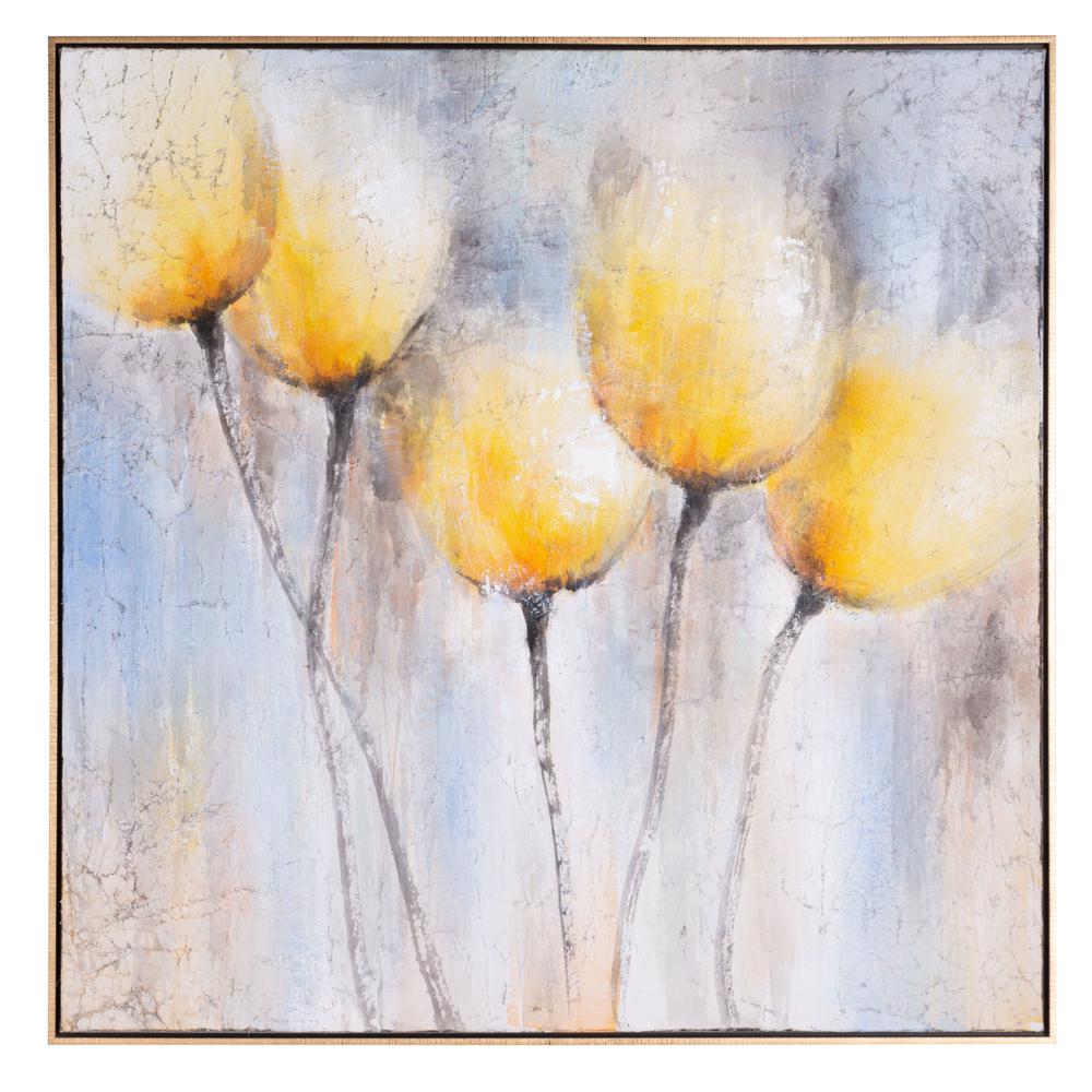 Sunny Blooms, Hand Painted Canvas - Gild Design House