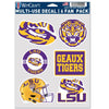 LSU Tigers Decal Multi Use Fan 6 Pack - WinCraft