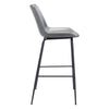 Byron Barstool Gray - ZUO