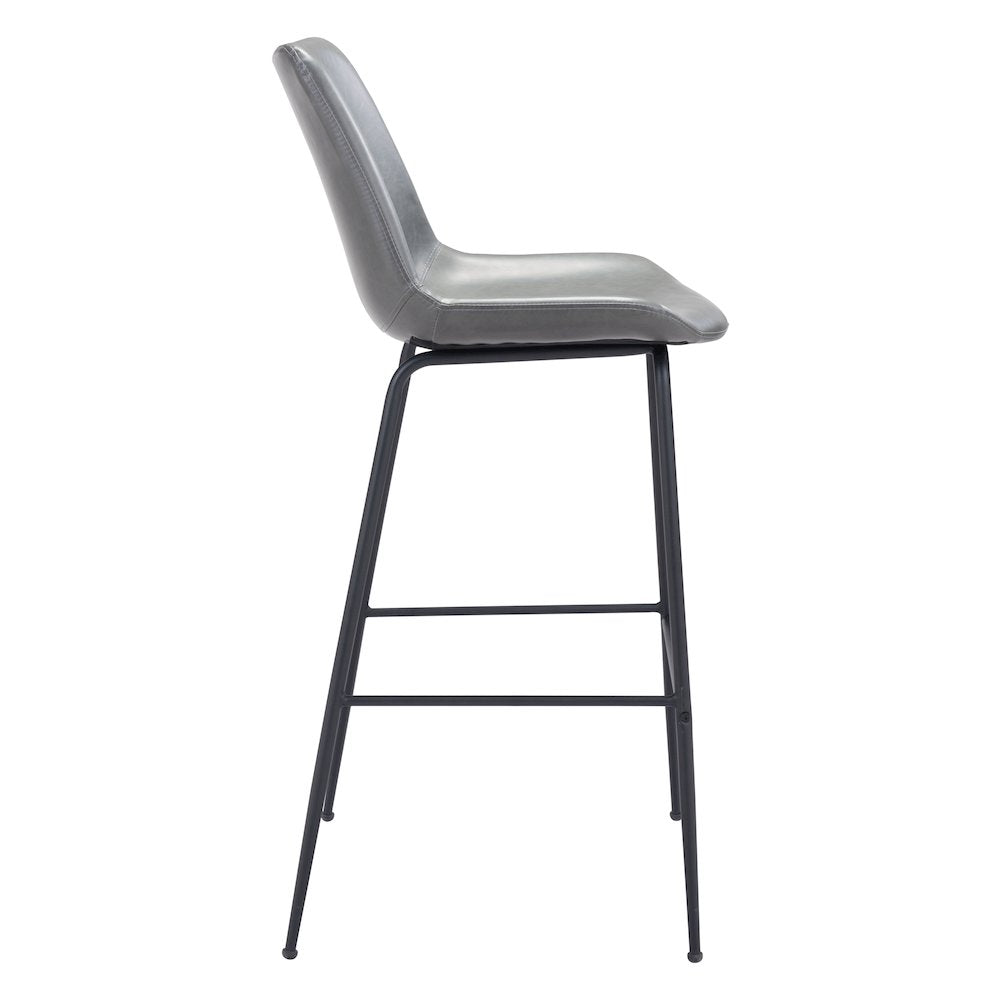 Byron Barstool Gray - ZUO