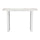 Atlas Console Table White & Silver - ZUO