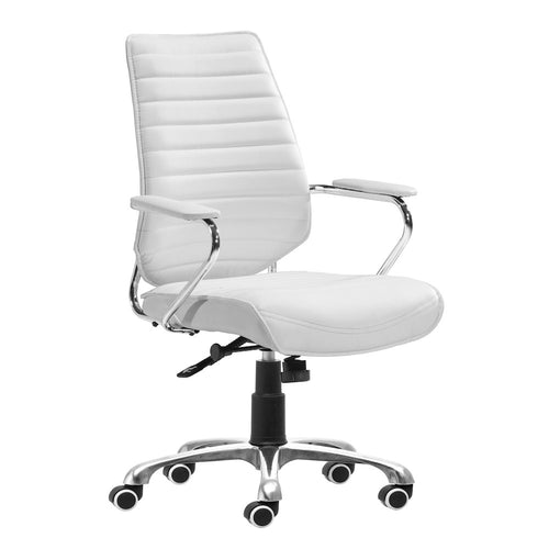 Enterprise Low Back Office Chair White - ZUO