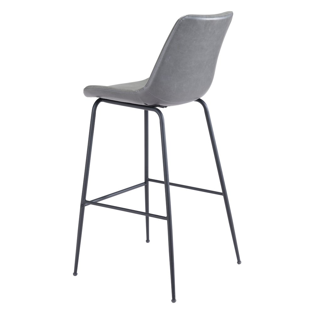 Byron Barstool Gray - ZUO