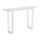 Atlas Console Table White & Silver - ZUO