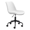 Byron Office Chair White - ZUO